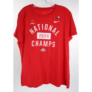 Nike Ohio State Buckeyes T-Shirt 2024 National Champions Champs Women's L NEW